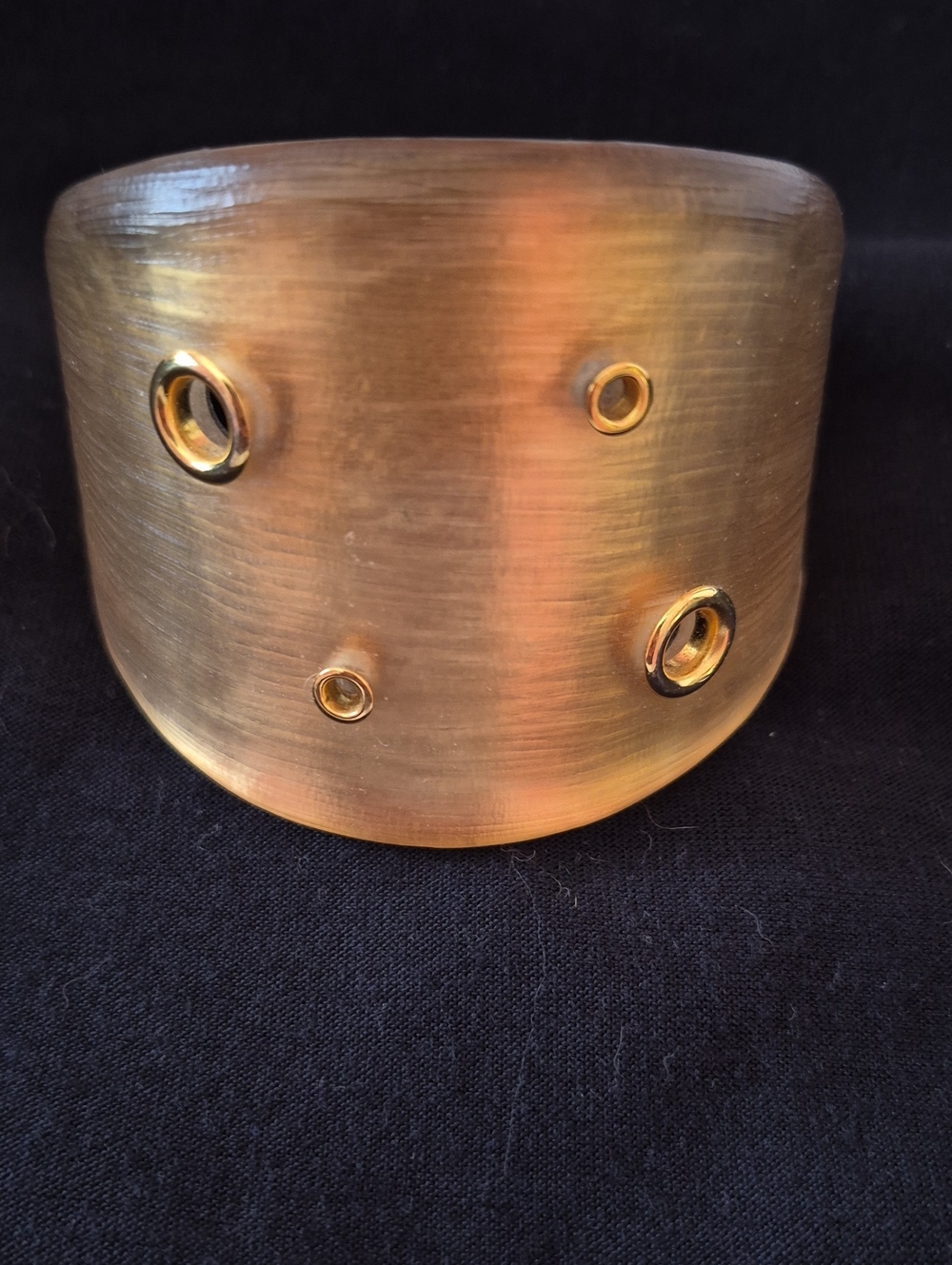 Alexis Bittar 80s,lucite Handcarved Bangle